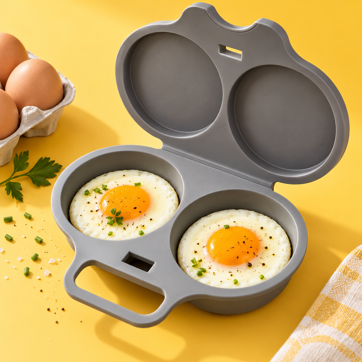 EggNook Microwave Egg Maker | 2 Pack